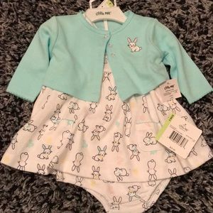 Little Me bunny dress